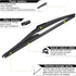 AUTOBOO Replacement for Nissan Rogue 2014-2018 Pathfinder 2013-2018 Rear Windshield Wiper Blade Arm Set-Factory OE Style...
