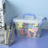 Morcte 1.5 L Mini Plastic Storage Bin, Clear Small Latch Box, Pack of 6...