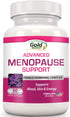 Advanced Menopause Support - Natural Female Hormonal Complex for Hot Flashes, Mood Swings & Vaginal Dryness - Black Cohosh, Soy Isoflavones & Herb...
