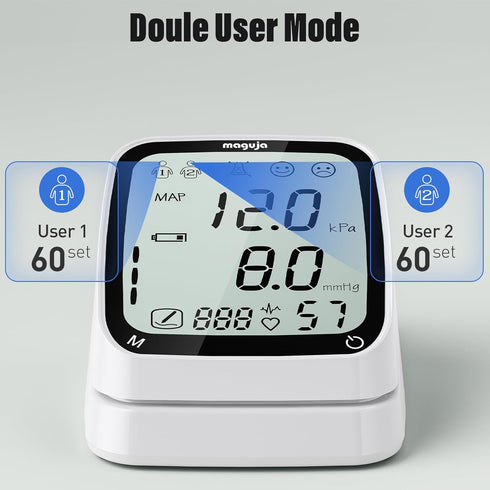 Arm Blood Pressure Monitor, maguja Blood Pressure Machine, BP Monitor Automatic Upper Arm with High Blood Pressure Cuff for Home Use...