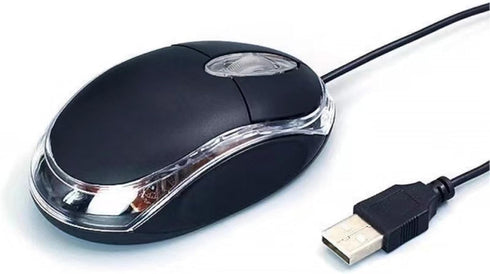 Wired Mini Optical Mouse-Wired Mouse with Ergonomic Design, USB Computer Mouse for Laptops and PCs,Office and Home Mice,School,Kids (Black, Wired)...
