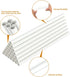 White Plastic Cake Dowel Rods for Tiered Cake Construction and Stacking Supporting Cake Round Dowels Straws with 0.4 Inch Diameter (12 Inch Length...