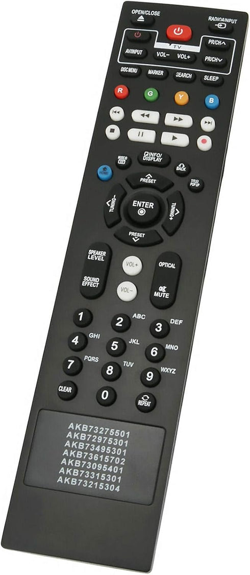 New Repalced Remote Control AKB73615702 AKB73315301 fit for LG Blu-ray Disc DVD Player BP420 BP520 BP620 BP620N BP620C H7420P BP420N BH7220B BH752...