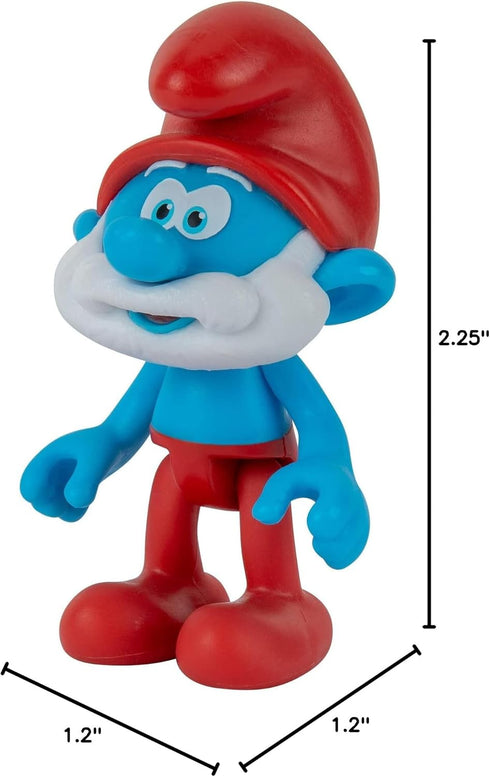 The Smurfs GARGAMEL VS Smurfs 6 Figure Multipack - Features 2-Inch Smurfette, Papa Smurf, Brainy Smurf, Baby Smurf, Azrael, 3-Inch Gargamel - Auth...