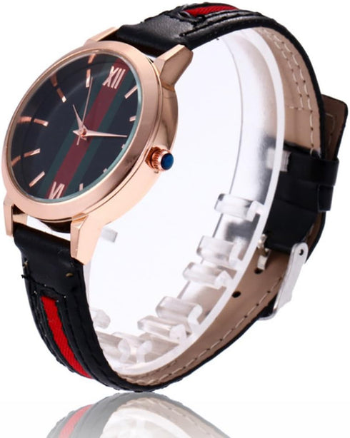 CdyBox Wholesale 5 Pack PU Leather Watch Analog Quartz Wristwatches for Women Men Lady Teen Girl...