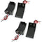 4pcs 9V Battery Holder Box with 2X Lead Wire Spring Clip DIY Plastic Cell Batteries Container...