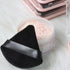 4 Pack Triangle Powder Puffs for Face Powder,Soft Velour Makeup Setting Powder Puff with Case,Black...