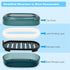 Travel Soap Container, Bar Soap Holder, Portable Soap Case, Soap Dish with Lid for Traveling, Camping, Gym, Bathroom (Blue Style-1)...