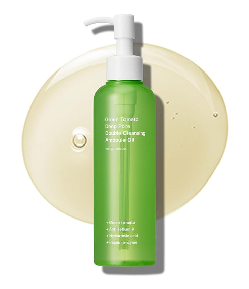 Green Tomato Double Cleansing Ampoule Oil 200g | Daily Makeup Blackhead Melting | Double Cleansing | for Women Korean Skin care...
