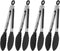 Serving Tongs Kitchen Tongs - Heat Resistant, Premium Stainless Steel Locking Cooking Tongs with Silicone Tips, Non-Slip Food Tongs for Cooking, H...