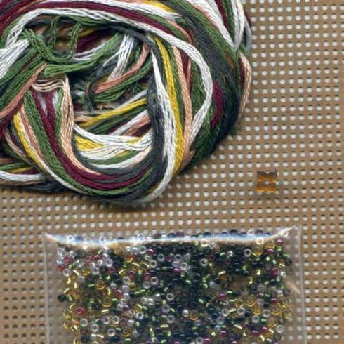 Drosselmayer Beaded Counted Cross Stitch Christmas Ornament Kit Mill Hill 2008 Winter Holiday Nutcracker MH18-8301...