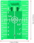 Laser Level Target Plate Double Scale Cross Line Laser Level Meter,Foldable Magnetic Floor Laser Target Card Plate(Green)...