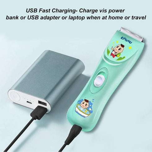 ENSSU Baby Hair Clippers, Lower Noise Haircut Trimmers for Children with Autism and Sensory Sensitivity, Babies Infant Kids Waterproof Hair Cuttin...