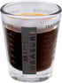 Kolder Mini Measure Heavy Glass, 20-Incremental Measurements Multi-Purpose Liquid and Dry Measuring Shot Glass, Black...