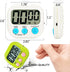 Kitchen Timer Digital for Teachers Kids Cooking with Magnetic + ON/Off Switch + Count Up Countdown, Stopwatch Timer Stand/Hook, Cooking Timer with...