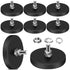 8Pack Rubber Coated Magnets, 30LBS Rubber Coated Neodymium Magnets with M6 Magnetic Assembly Base for Light Bar Mirror Camera Tool(1.69 Inch)...