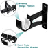 6 Pack Curtain Rod Bracket, Heavy Duty Curtain Rod Holders Curtain Rod Hooks, Curtain Rod Brackets for Wall Drapery Rod Hangers Supports for 1 Inc...
