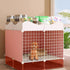 30Pcs Wire Cube Connectors Plastic Storage Cube Connectors, Wire Grid Cube Organizer Connector for Modular Closet Storage Organizer and Wire Shelv...