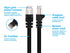Monoprice 124311 Cat6A Ethernet Patch Cable - Network Internet Cord - RJ45, 550Mhz, STP, Pure Bare Copper Wire, 10G, 26AWG, 0.5ft, Black...