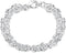 Sterling Silver Double Rolo Link Chain Bracelet 8" For Men or Women Teens, DIY Jewelry...