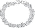 Sterling Silver Double Rolo Link Chain Bracelet 8" For Men or Women Teens, DIY Jewelry...