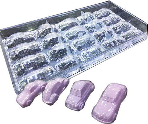 Polycarbonate Chocolate Mold DIY Handmade Chocolate Candy Mould Pastry Tools Bakeware 5 style cars (19392)...