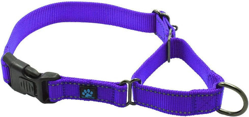 Max and Neo Nylon Martingale Collar - We Donate a Collar to a Dog Rescue for Every Collar Sold (Medium, Purple)...