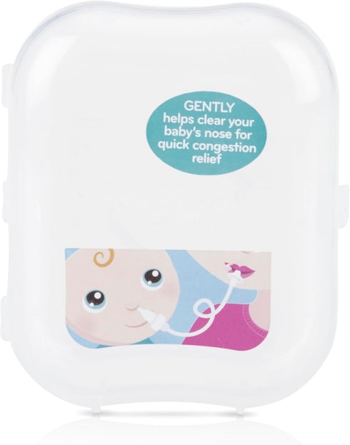 Nuby, Breathe-EEZ Infant Nasal Aspirator with Travel Case, 5"...