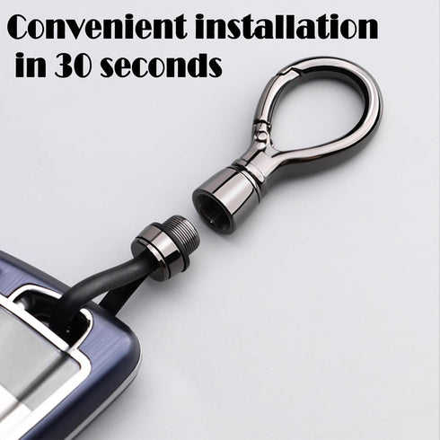 Universal Keychain for Men and Women,Simplicity Key Ring Clip, Double layer buckle Car Key chain...