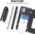 GOOSPERY Magnetic Door Bumper Compatible with iPhone 11, Wallet Case with Card Holder, Protective Dual Layer Bumper Phone Case - Black...