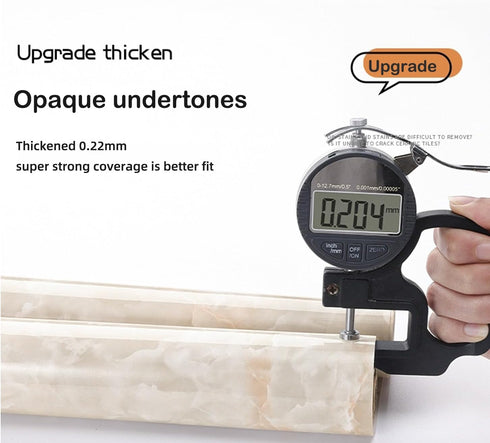 Yancorp 16"x120" Cream White Contact Paper Removable Wallpaper Peel and Stick Countertops Waterproof Marble Wallpaper Self-Adhesive Peel and Stick...