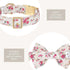 Adjustable Pet Bow Tie and Dog Collar for Small Medium Large Dogs, Puppy Collar with Bowtie, Cute Bow and Dog Collars - Comfortable, Soft, and Dur...