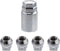 ACROPIX M14x1.5 Car Wheel Lock Lug Nuts Set Anti Theft Lug Nut Screw Fit for Tesla Model 3 - Pack of 5 Silver Tone...