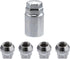 ACROPIX M14x1.5 Car Wheel Lock Lug Nuts Set Anti Theft Lug Nut Screw Fit for Tesla Model 3 - Pack of 5 Silver Tone...