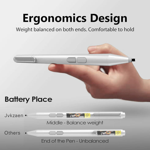 Stylus Pen for Surface Pro 11/10/ 9/8/X/7+/6/5/4/3/Surface 3, Surface Go 3/2/1, Surface Laptop/Studio/Book 4/3/2/1 with Palm Rejection, Smooth Wri...