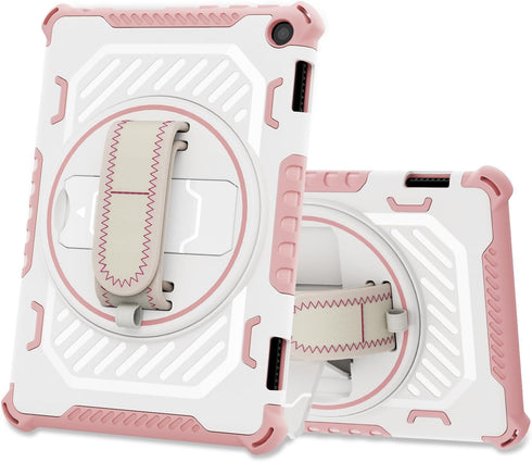 for 2022/2020Release HD 8 &HD8Plus Tablet with 360 Rotating Kickstand Hand Strap,Not Fit iPad Samsung 8 inch...