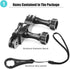 Aluminum Ball gopro Handlebar Mount, 360 Rotation and Lock Any Direction, Shock-Resistant, Compatible with Gopro Hero 8 9 10 11 12, Max, DJI OSMO ...
