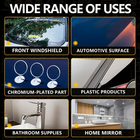 Water Spot Remover Safe for Glass, Trucks, Motorcycles, RVs, Car Detailing & More Hard Water Stain Remover Cleans Mirrors, Windows, Chrome Surface...