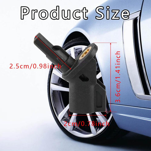 ABS Wheel Speed Sensor, Front ABS Anti Lock Brake Wheel Speed Sensor Compatible with Ford Focus, Replaces OEM #8M5T2B372AA 3M5T2B372AB 3M5T2B372BA...