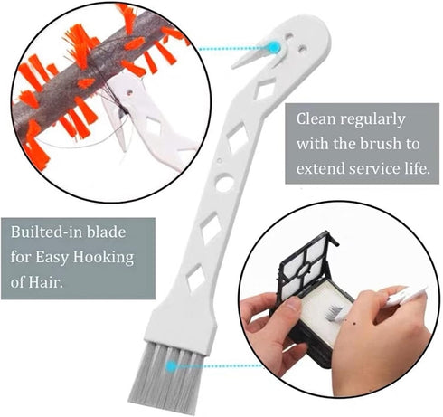 GLOGLOW Handheld Vacuum Cleaner Brush Dust Brush Sweeping Robot Tool Fit for Xiaomi/Shark/Dreame Sweeping Robot...