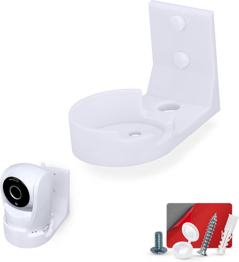 Drill Free Wall Mount for VTech ?VM901 Camera, Easy to Install Holder with Strong Adhesive, No Mess, Reduces Blind Spots & Clutter, Designed by Br...