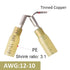 50 PCS Heat Shrink Piggyback Spade Connectors, Insulated Quick Disconnect Crimp Terminal, Electrical Butt Terminals for Marine, Electronics, Autom...