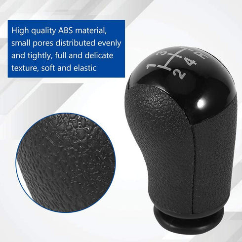 VGEBY Shifter Knob, 05 Shift Knob Car 5 Speed Shifter Knob Electric Turbo Simulator Compatible for Focus Mondeo MK3 Mustang S-MAX Galaxy (Color : ...