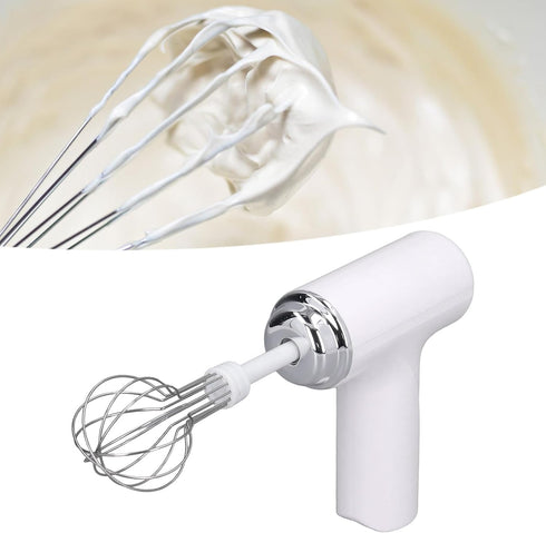 Electric Egg Beater, Hand Mixer Handheld Egg Whisk, Cordless Electric Kitchen Handheld Mixer 3 Speed Food Mixer for Cappuccino Matcha Matcha for D...