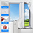 Portable Air Conditioner Window Seal Kit,Hot Air Stop Air Exchange Guards with Zip 158 inch ac Window Seal Kit Hot Air Stop Air Exchange Guards wi...