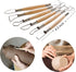 Artzuvs 14Pcs Ceramic Pottery Clay Ribbon Sculpting Tools Kit Wire Texture and Needle Detail Tool with Plastic Box for Carving, Modeling,Sculpture...