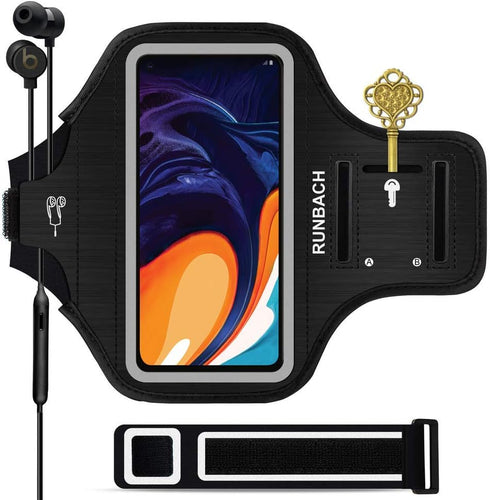 Running Armband for Samsung Galaxy A70/A60/A51/A50/A32/A30/A20/A10E/A10/A9/A9 Pro/M11/M21/M31,Sweatproof Running Exercise Bag for Samsung Phone...