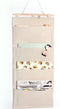 Co-link Linen/Cotton Fabric Wall Door Cloth Hanging Storage Pockets Books Organizational Back to School Office Bedroom kitchen rectangle Home Orga...
