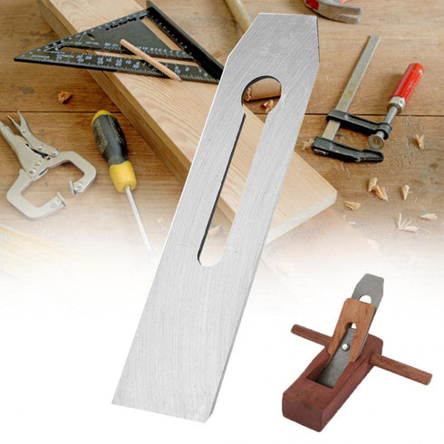 2 Pack 38MM / 1.5inch Wide Replacement Bench Plane Blades Iron Plate Knife for Woodwork Hand Planer Carpentry Edge Trimming Saw DIY Tool Set Parts...