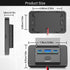 Qidoe 12V USB Outlet with Power Switch, Dual 36W PD3.0 Type C & QC3.0 18W USB Panel Mount 12V Outlet with USB C Cable, Waterproof Car USB Socket C...